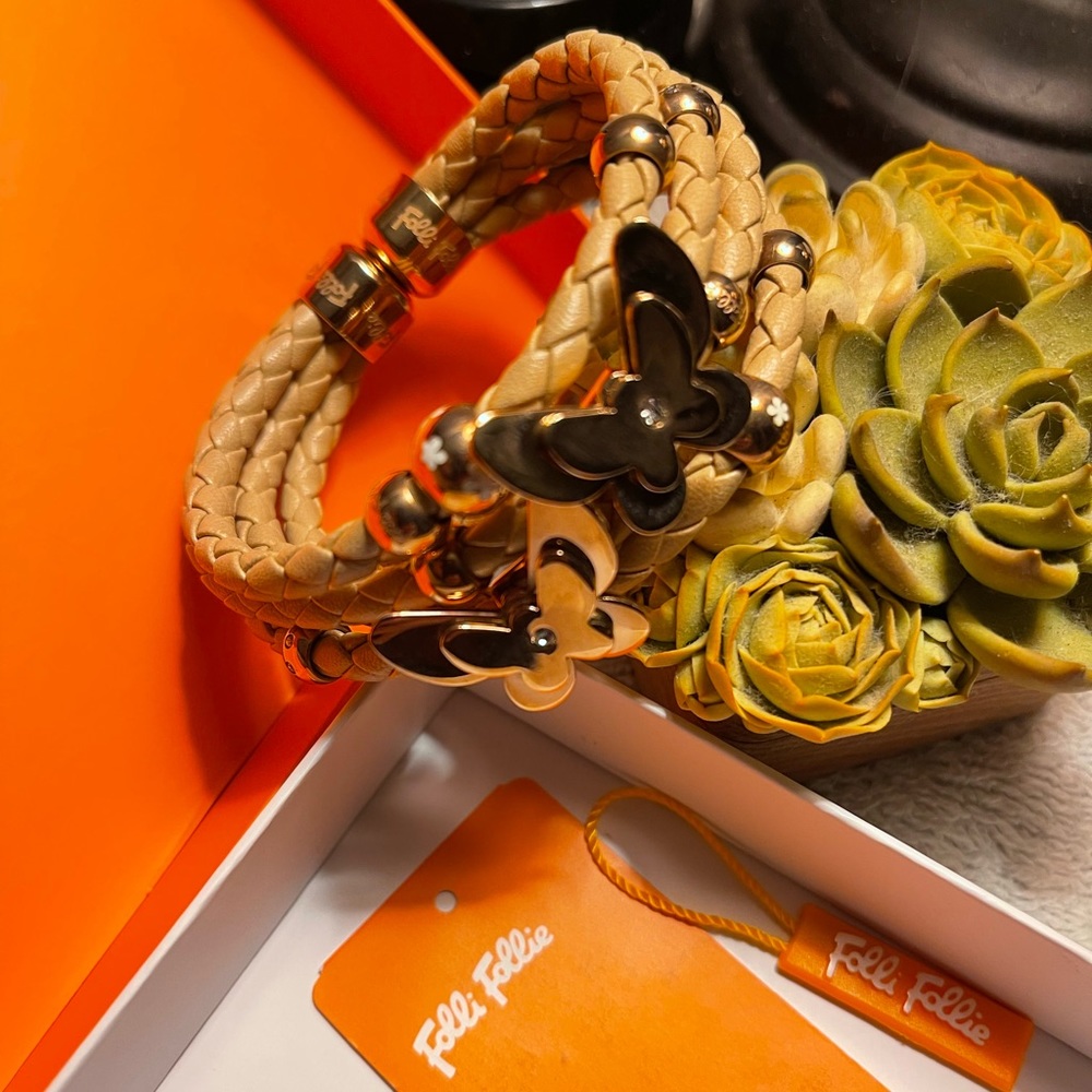 Folli Follie leather bracelet